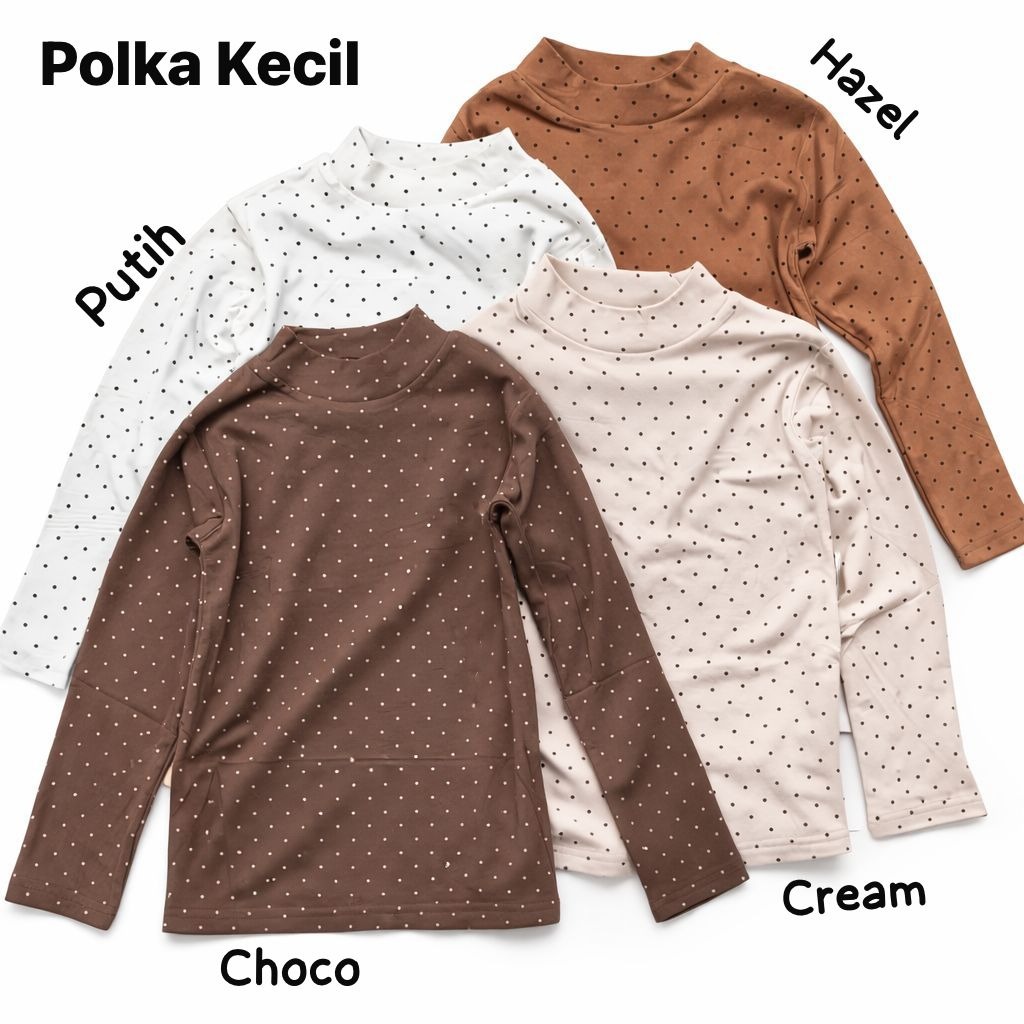 Girls Polka Longsleeve Top