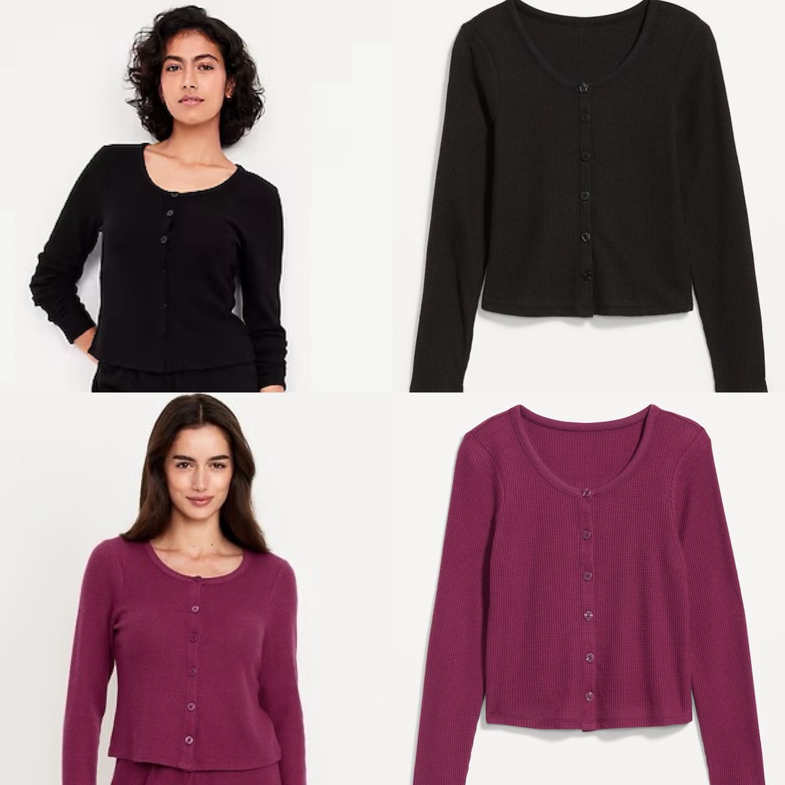 OLDNAVY Waffle Knit Cardigan