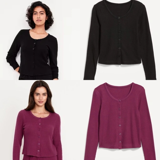 Image of OLDNAVY Waffle Knit Cardigan