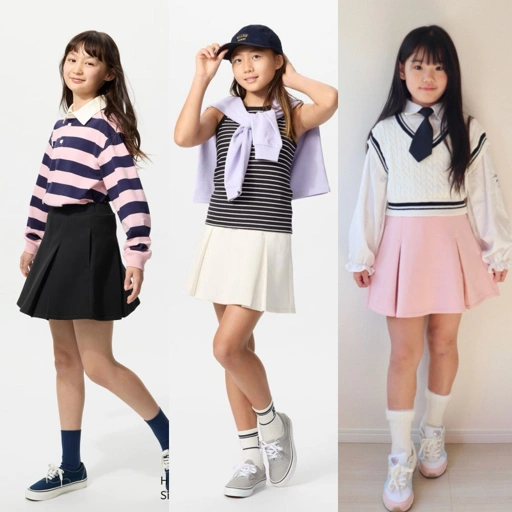 Image of UNIQLO Girls Sweat Dry Skort