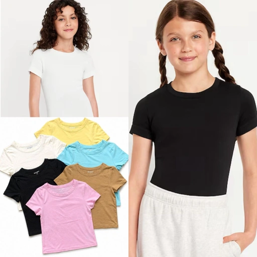 Image of OLDNAVY Girls Fitted T-Shirts