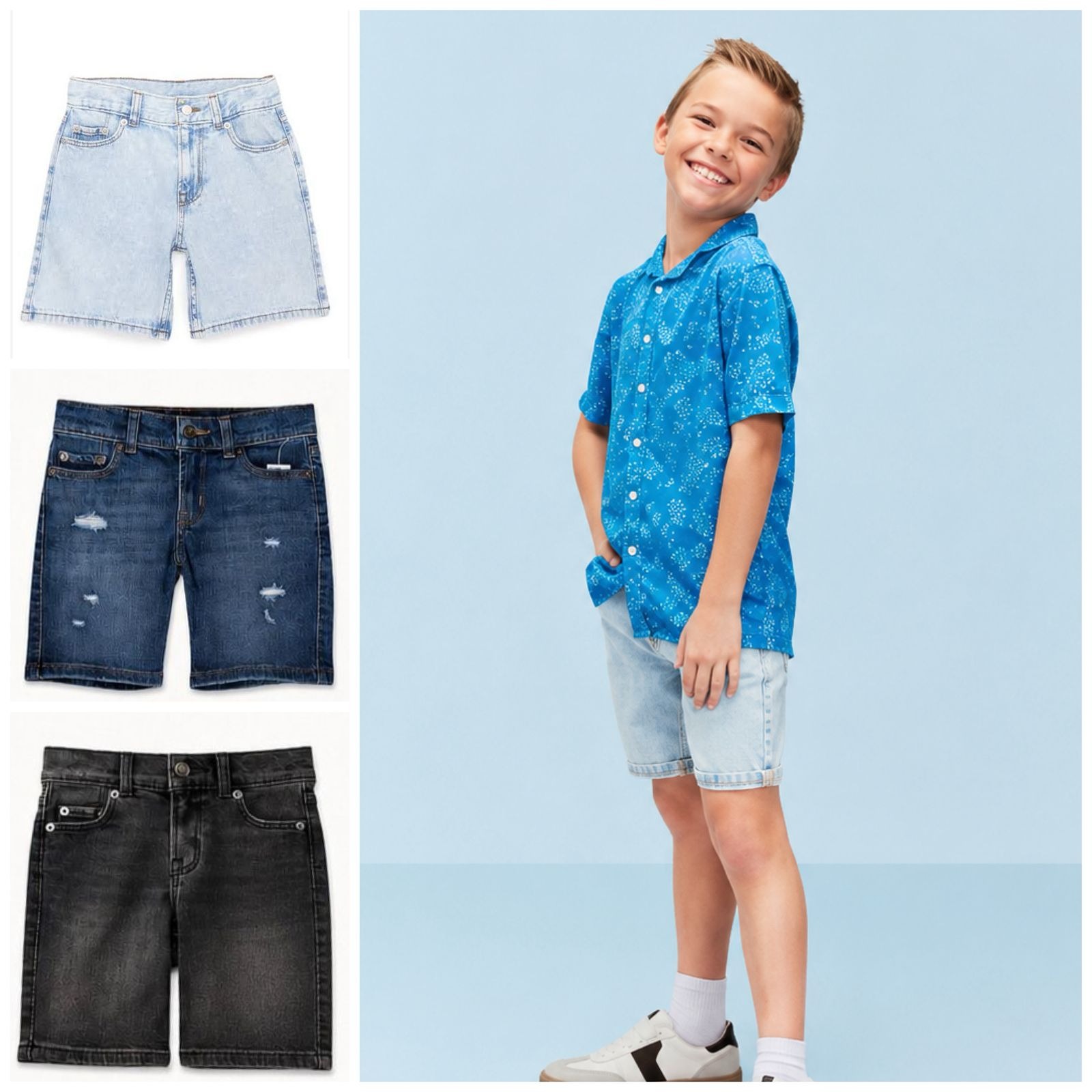 WonderNation Boys Denim Shorts