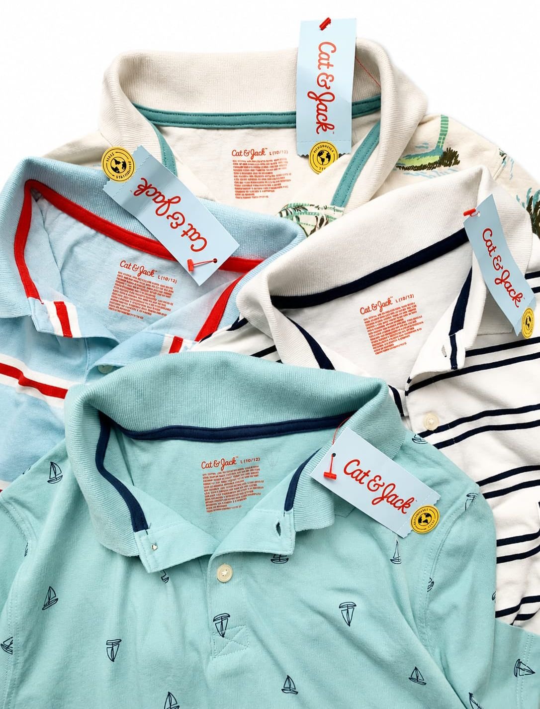 CATJACK Boys Polo Shirts 