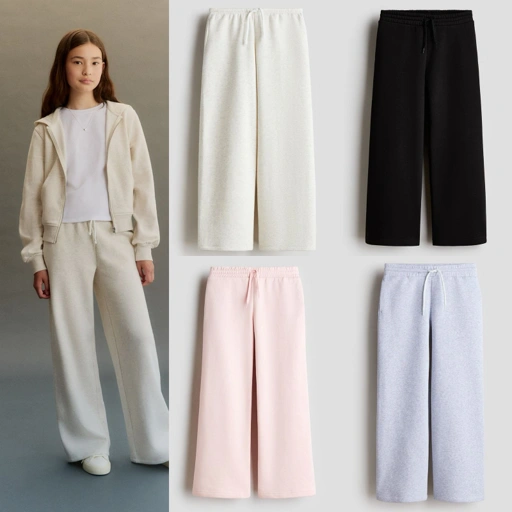 Image of HM Girls Wide Pants 2
