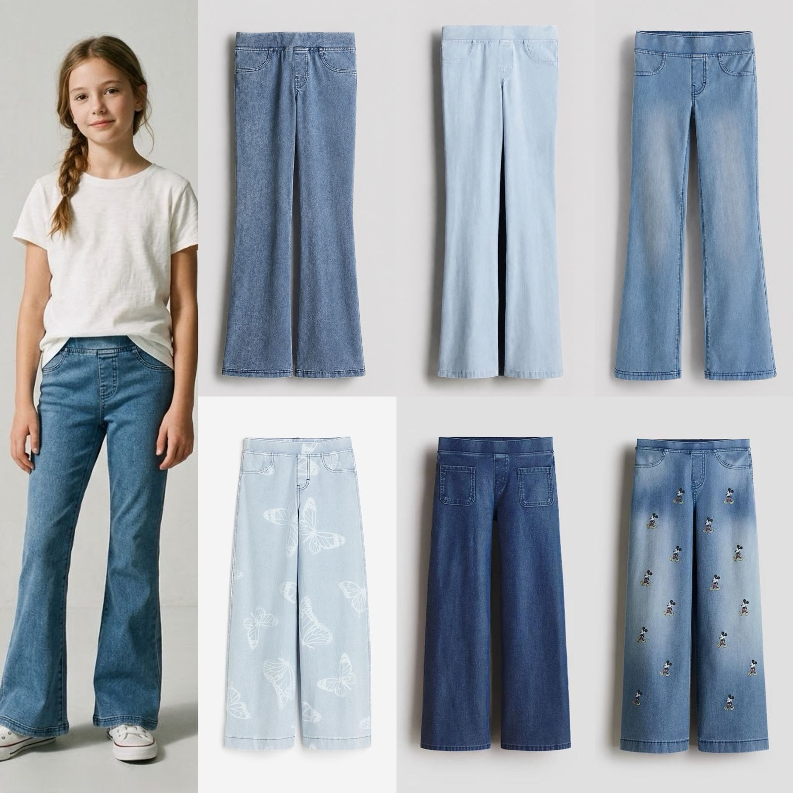 HM Girls Wide & Flare Pants