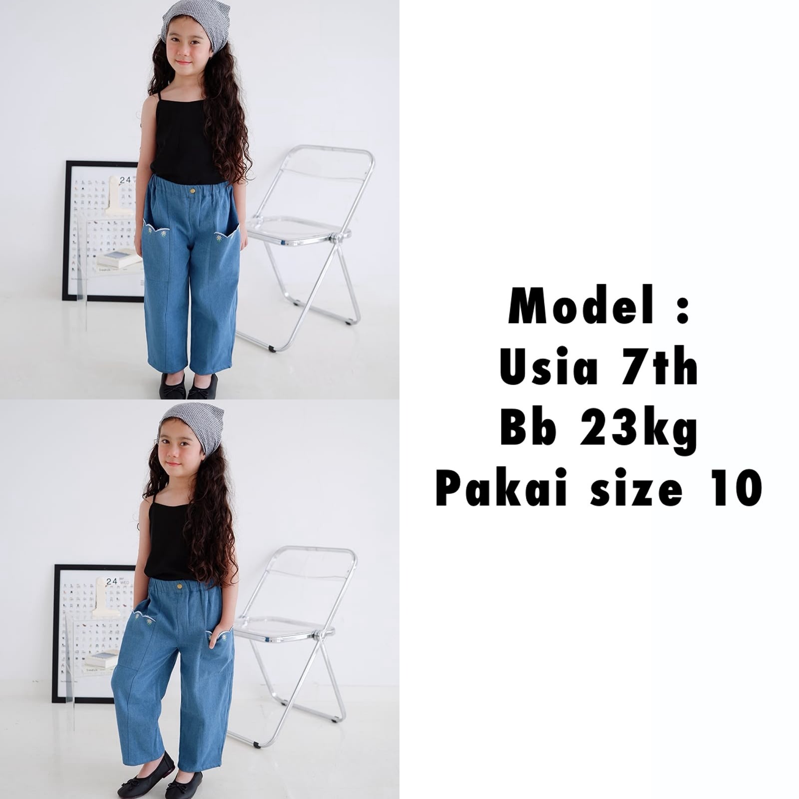 Girls Denim Pants