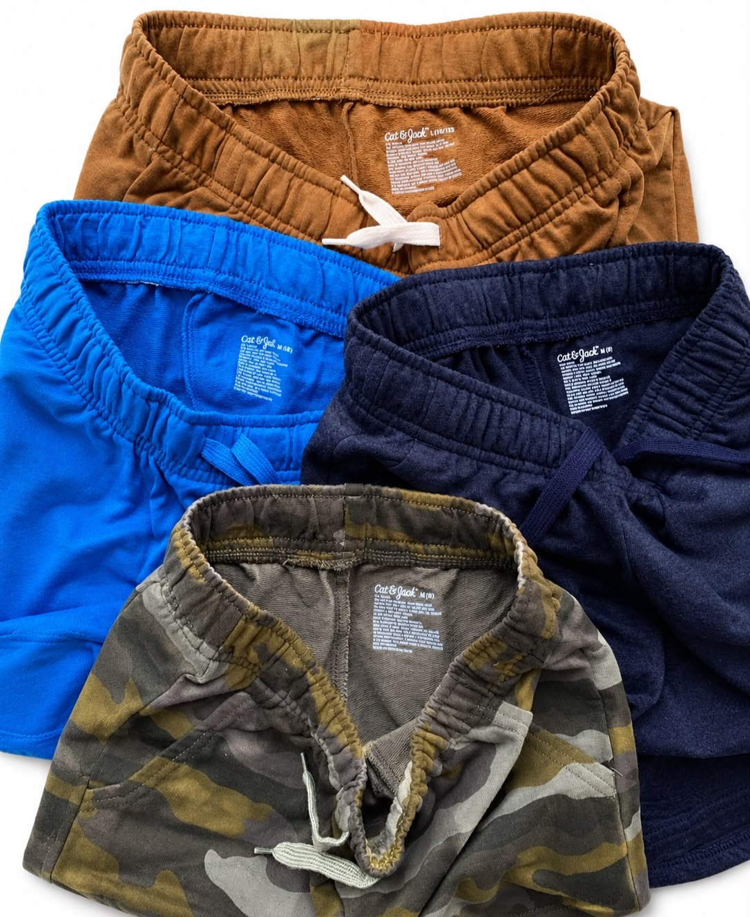 CATJACK Boys Cotton Terry Shorts