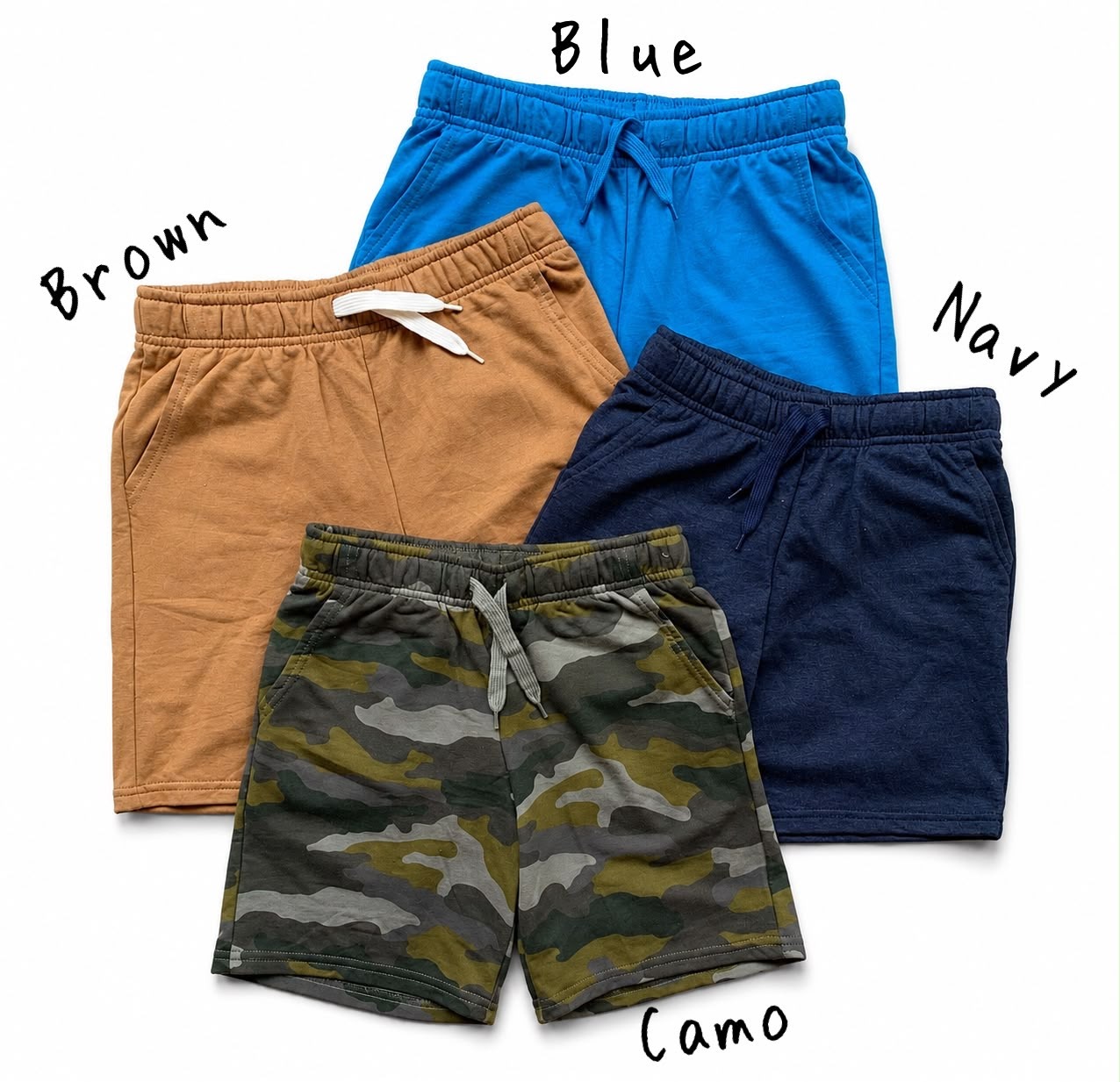 CATJACK Boys Cotton Terry Shorts