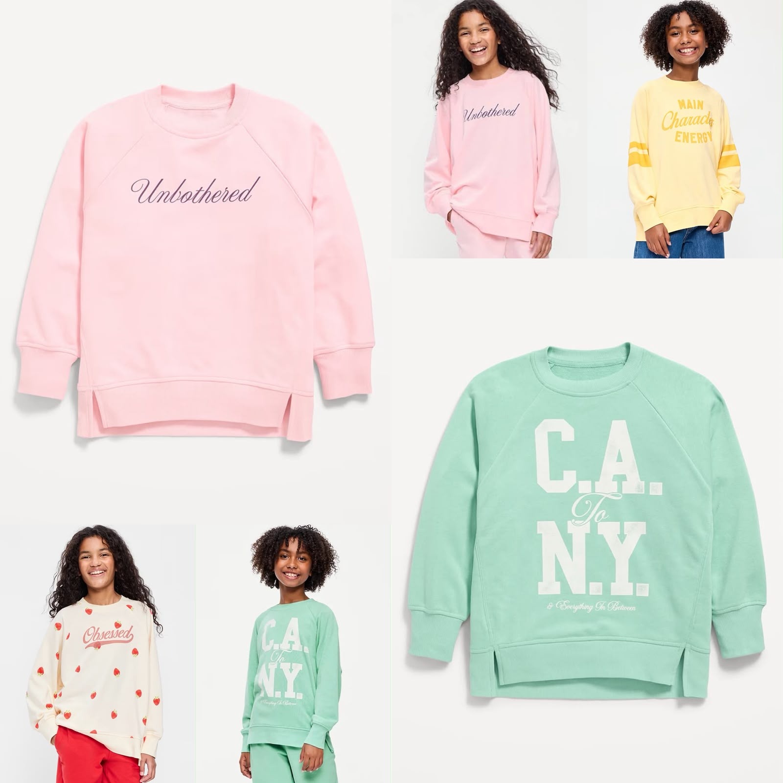 OLDNAVY Girls Tunic Sweatshirt