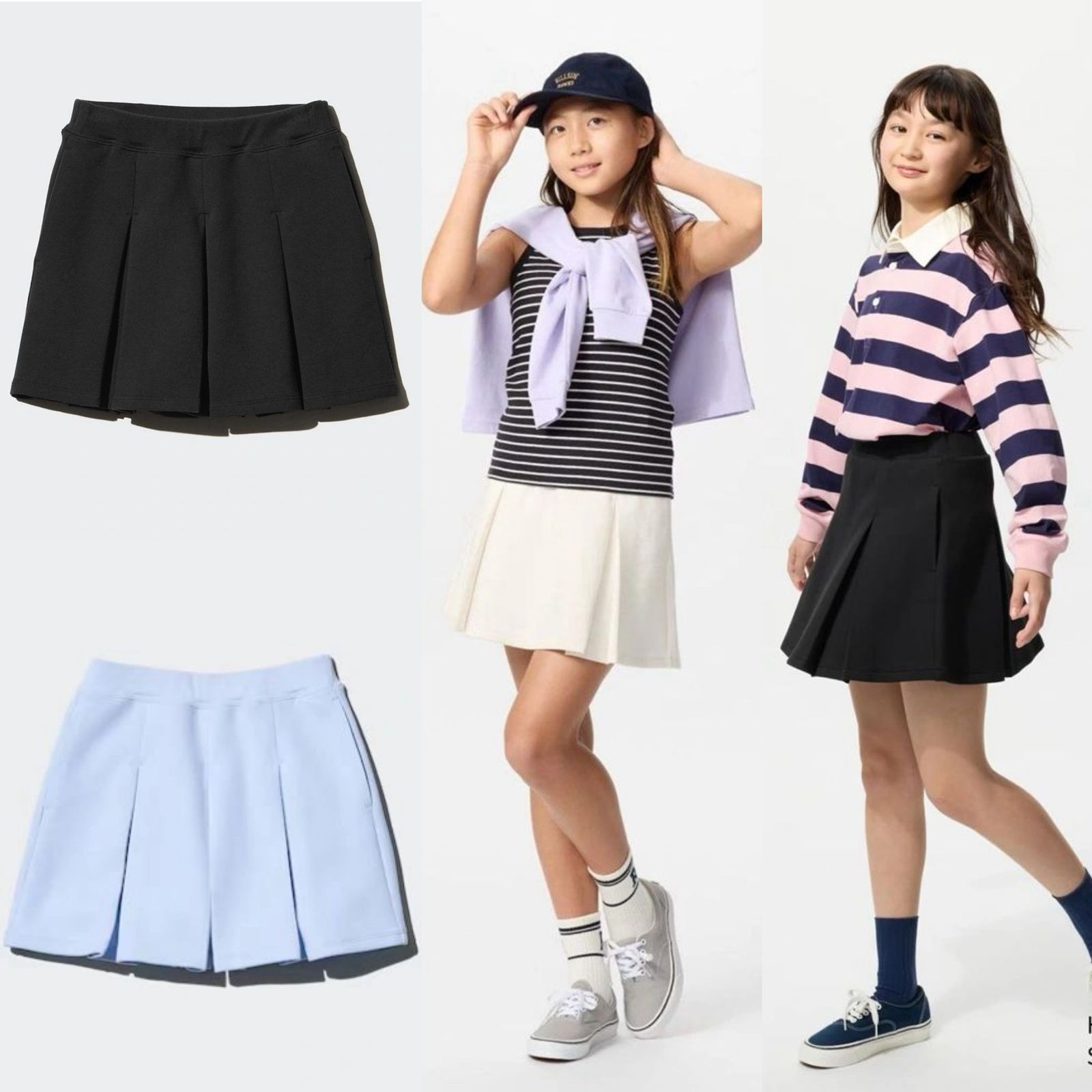 UNIQLO Girls Sweat Dry Skort