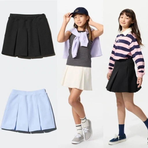 UNIQLO Girls Sweat Dry Skort