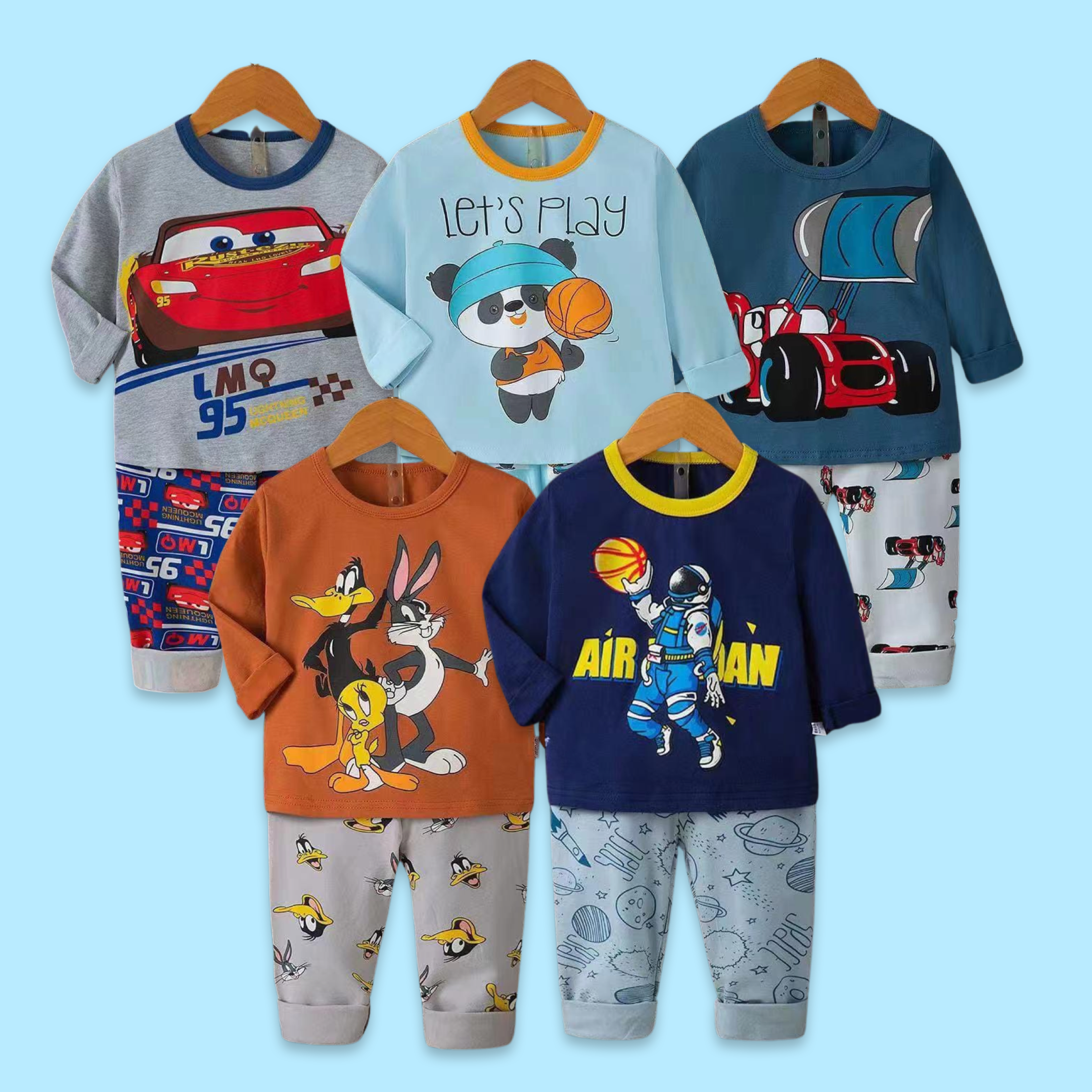 Piyama Boy Panjang Graphic