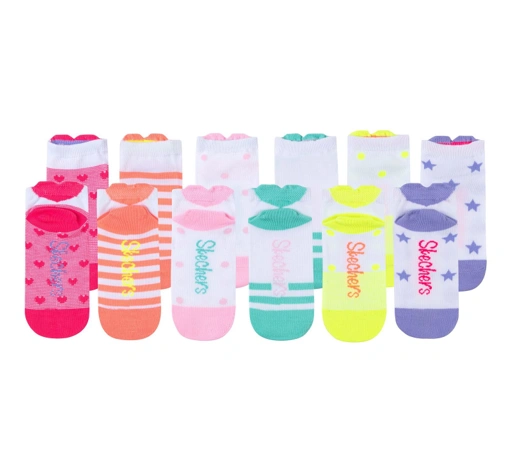 Image of SKECHERS 5-10y 6Pairs Low Cut Socks