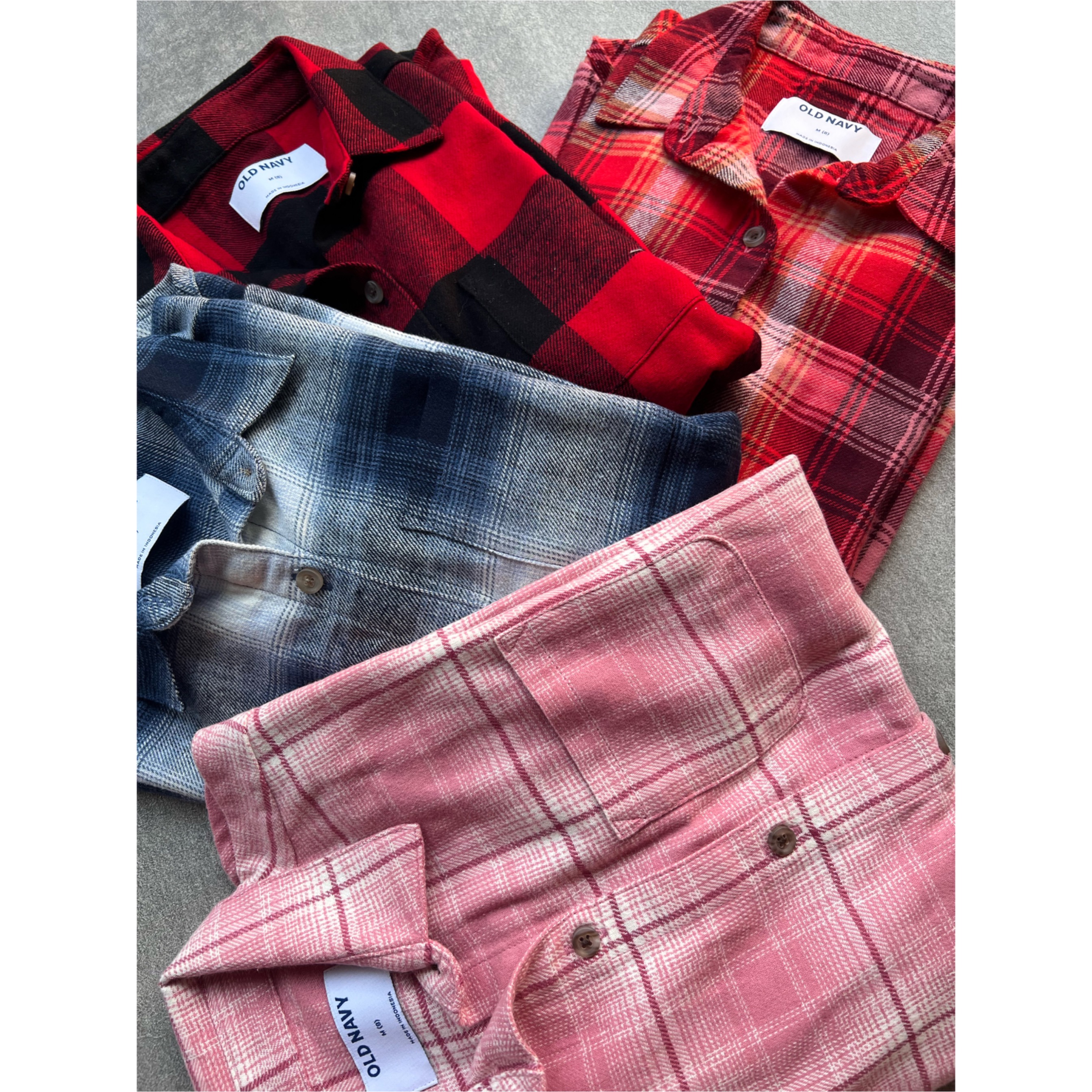 Oldnavy Girls Kemeja Flannel Anak