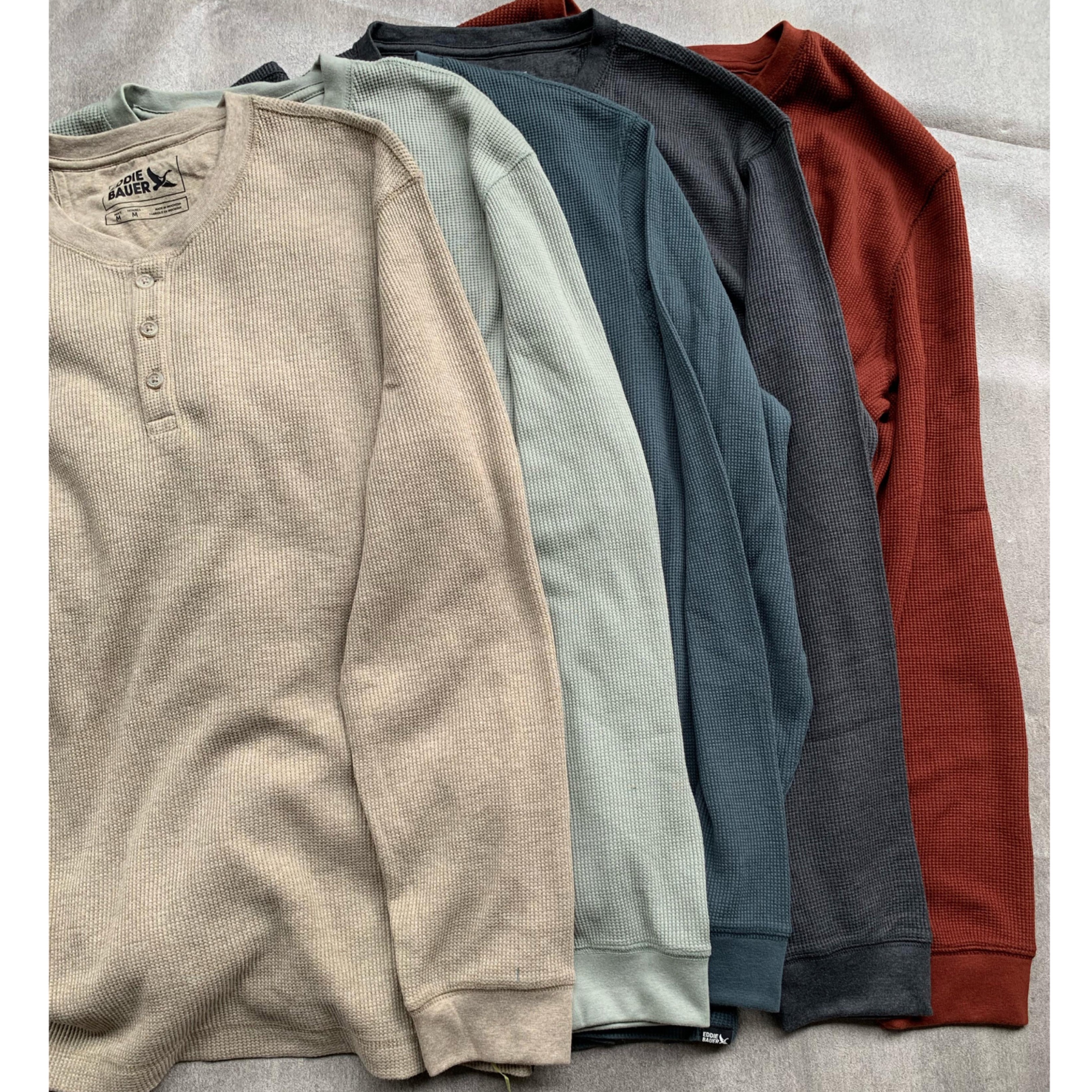 Eddie Bauer Men's Waffle Longsleeve (Pria)