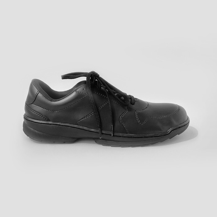 Sepatu Sneakers Pria Cowok Casual Miles&co - Hexal Series Full Hitam