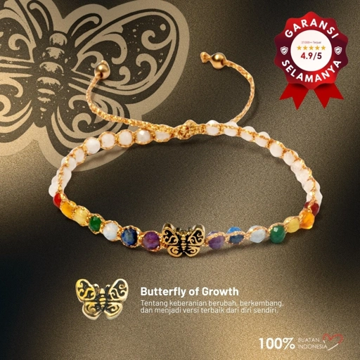 Image of Maknavara - Butterfly of Growth - 7 Chakra