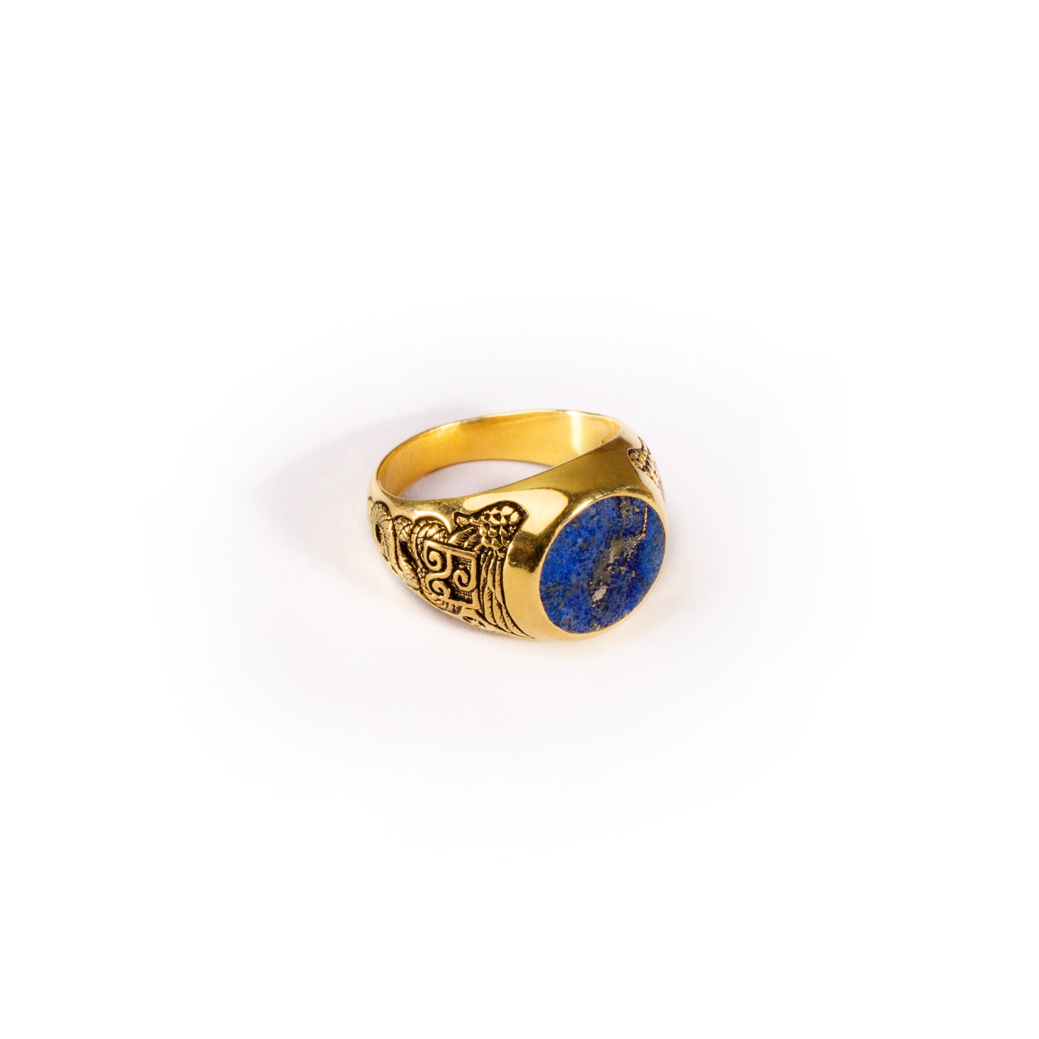 Garuda Naga Lapis Lazuli Ring