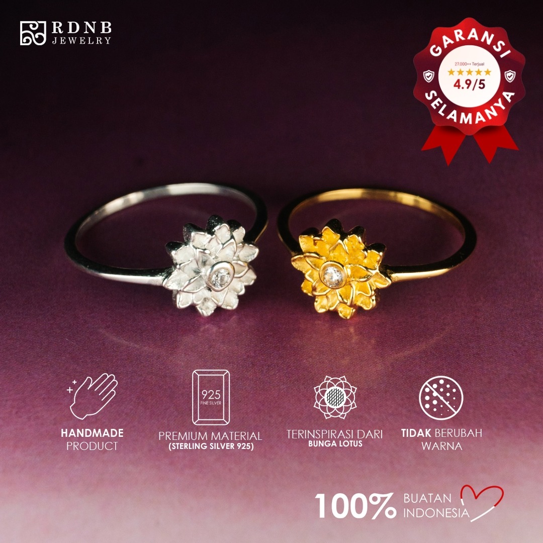 LOTUS RING - NAVYA SERIES 925