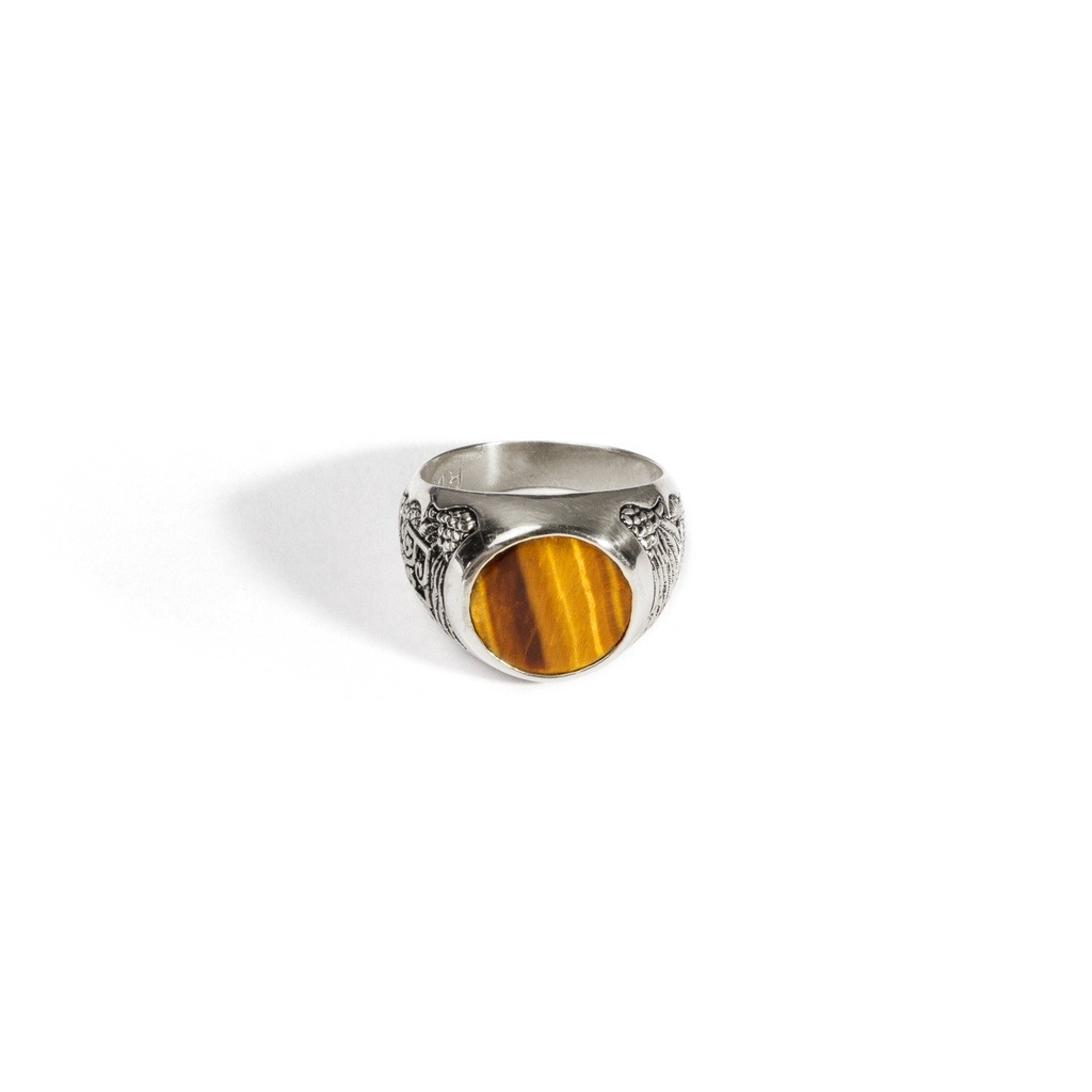 Garuda Naga Tiger Eye Ring