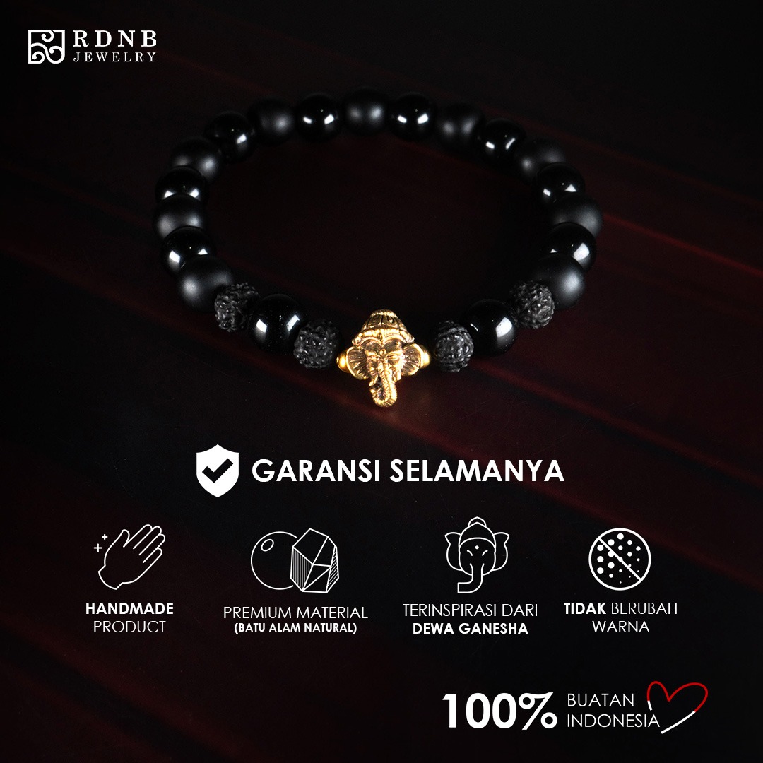 All Black King Ganapati