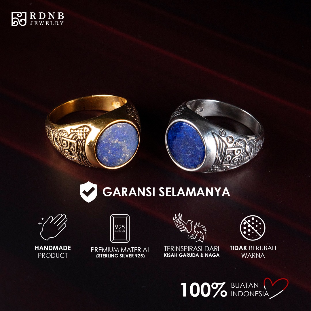 Garuda Naga Lapis Lazuli Ring