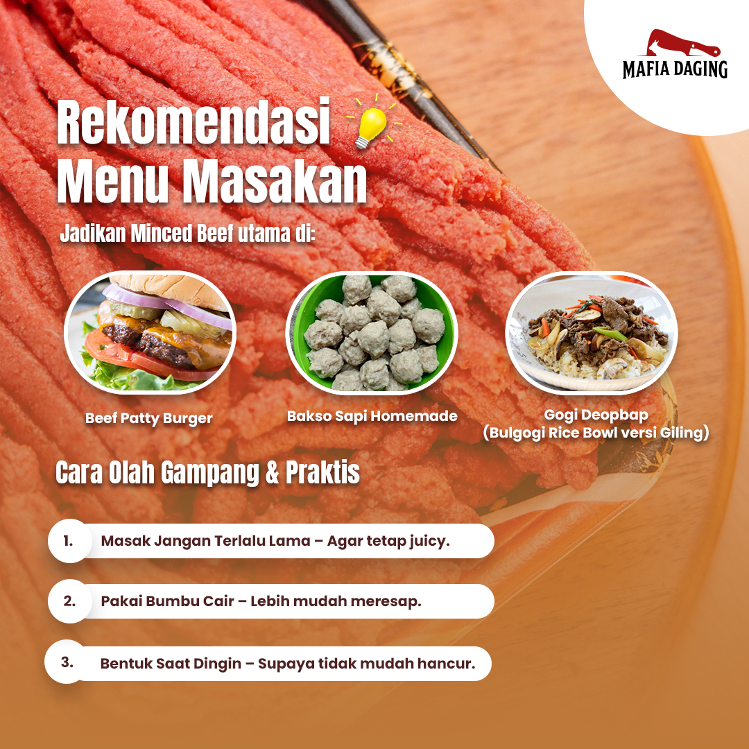 Daging Giling / Minced Beef / Ground Beef 1 kg