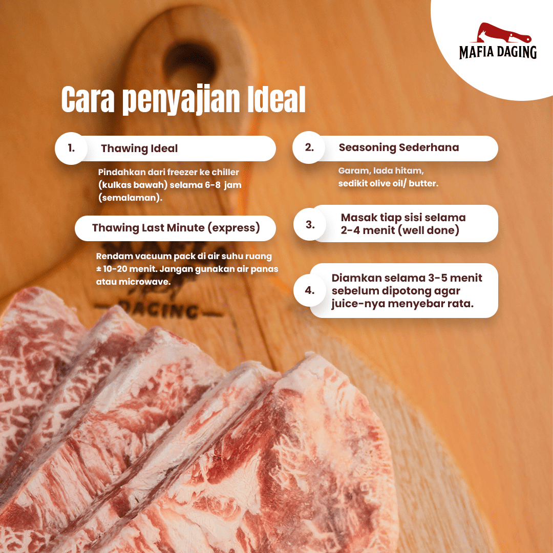 [Mafia Daging] PROMO!! Mess Meltique 1kg Kualitas Premium isi 10 potong