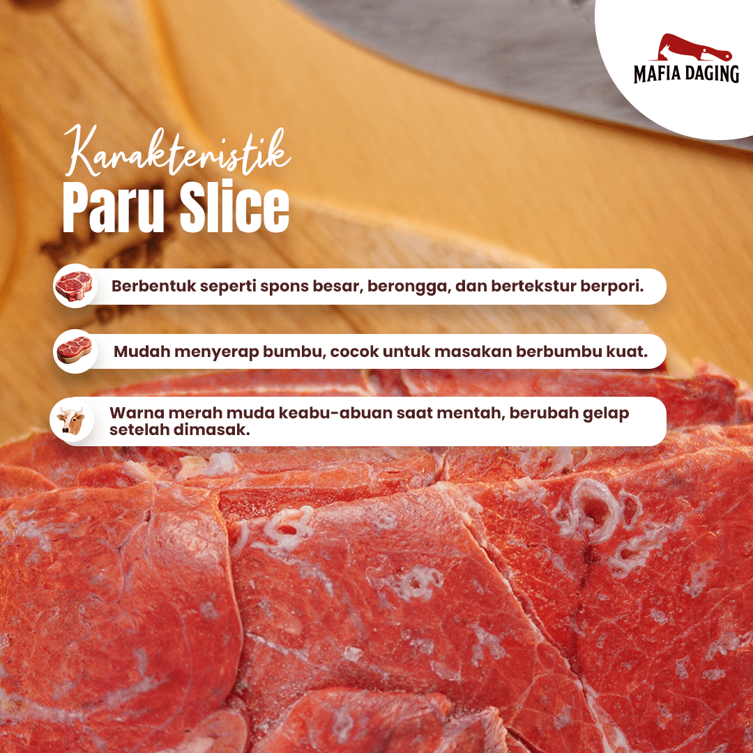 [Mafia Daging] PARU SAPI SLICE AUSTRALIA 500g