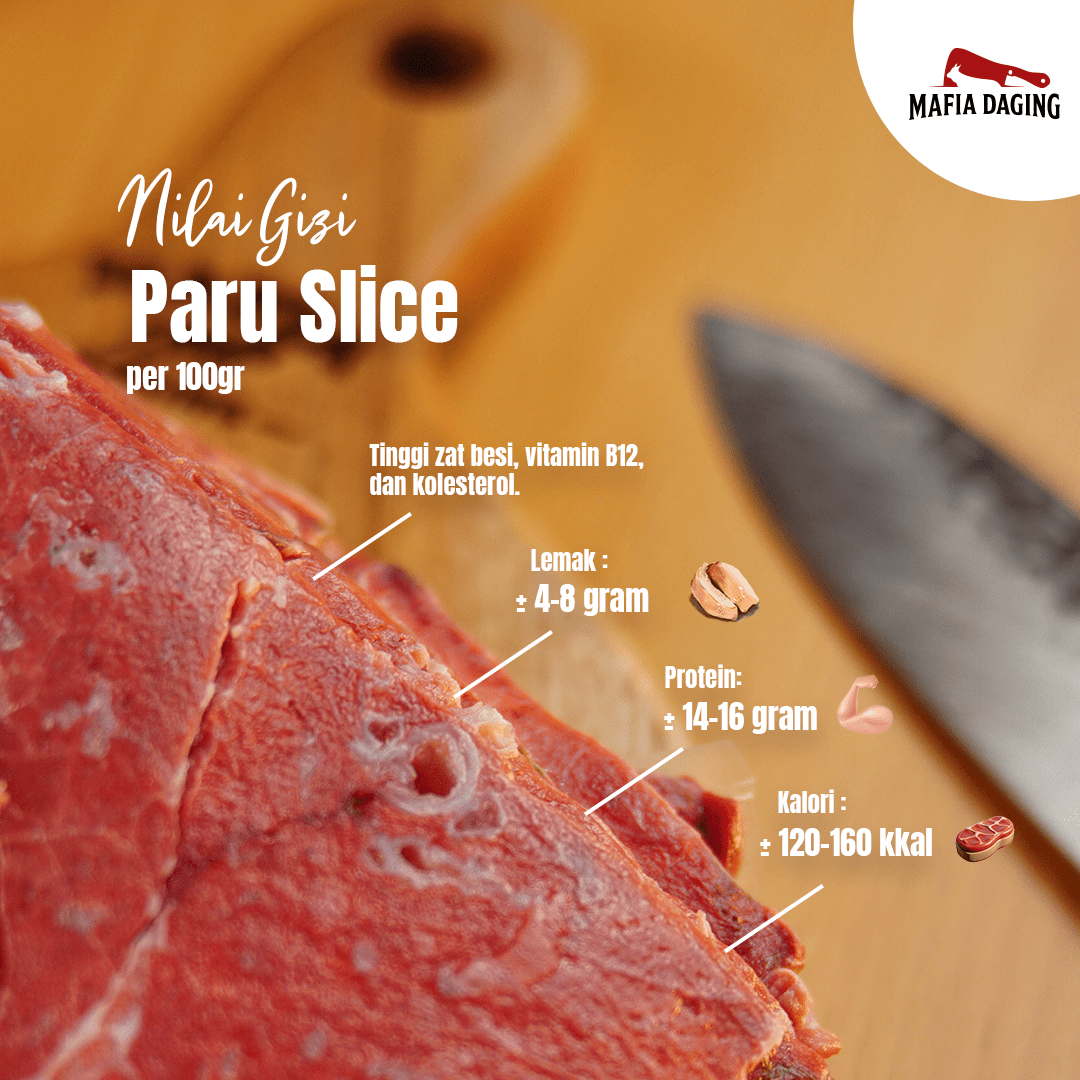 [Mafia Daging] PARU SAPI SLICE AUSTRALIA 500g