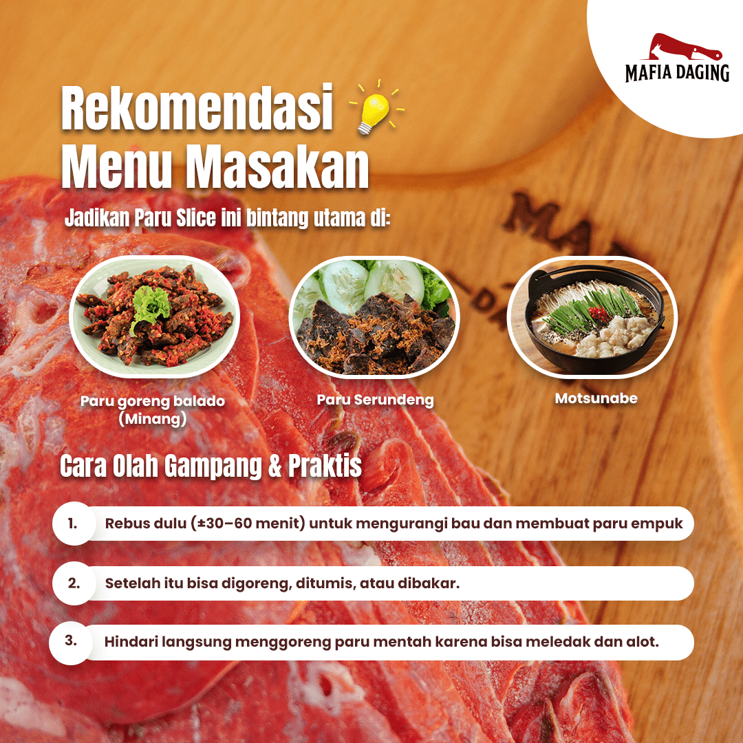 [Mafia Daging] PARU SAPI SLICE AUSTRALIA 1 KG