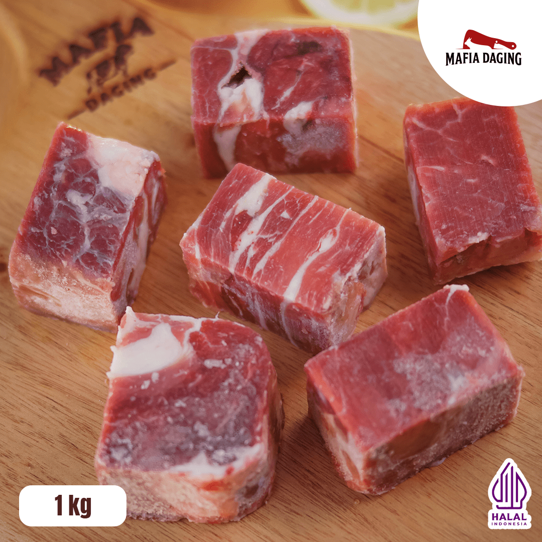 [Mafia Daging] DAGING RENDANG SEMUR EMPAL SOTO SAPI IMPOR AUSTRALIA 1 kg
