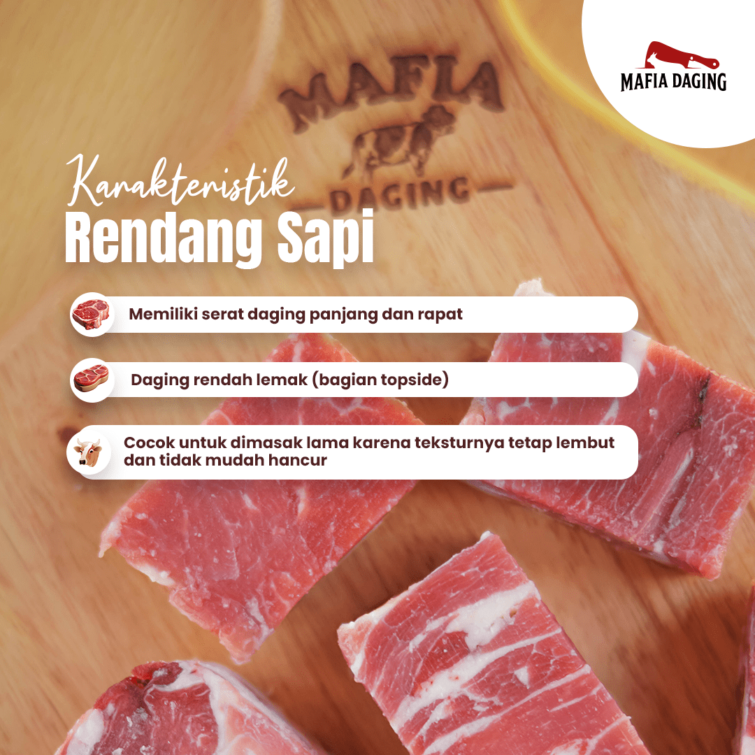 [Mafia Daging] DAGING RENDANG SEMUR EMPAL SOTO SAPI IMPOR AUSTRALIA 1 kg