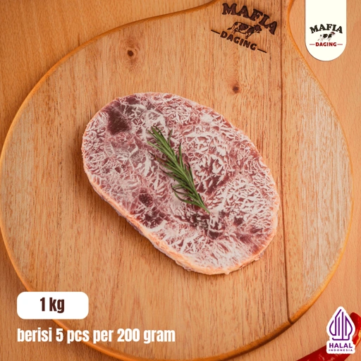 Image of [Mafia Daging] PROMO!!! Wagyu Daging Steak Sirloin Meltique Prime Cut 1 kg