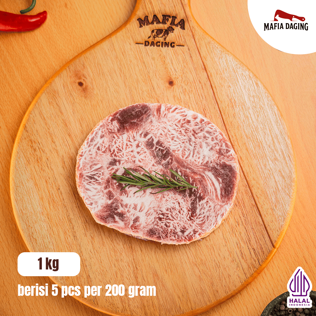[Mafia Daging] PROMO!!! Wagyu Daging Steak Ribeye Meltique Prime Cut 1 kg