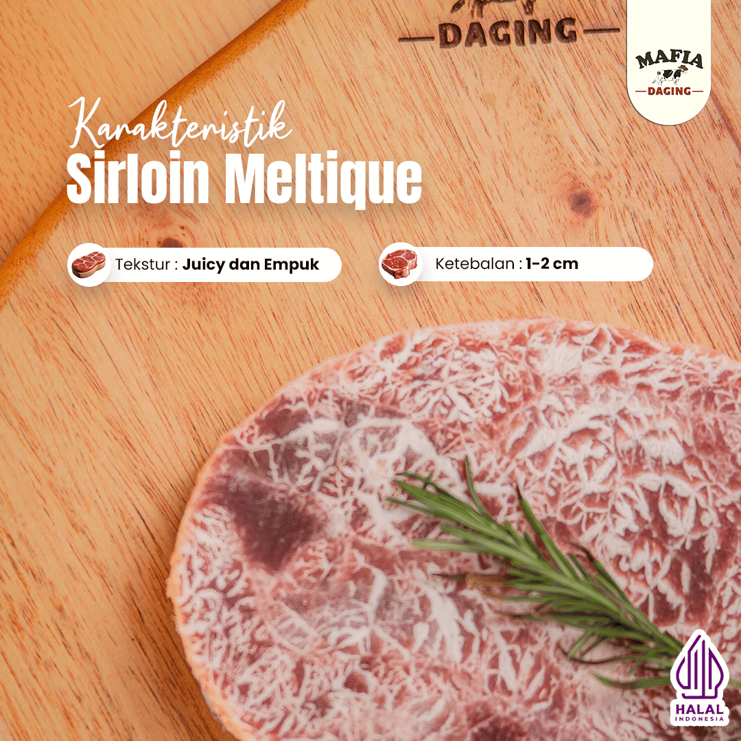 [Mafia Daging] Wagyu Daging Steak Sirloin Meltique Prime Cut 200gr