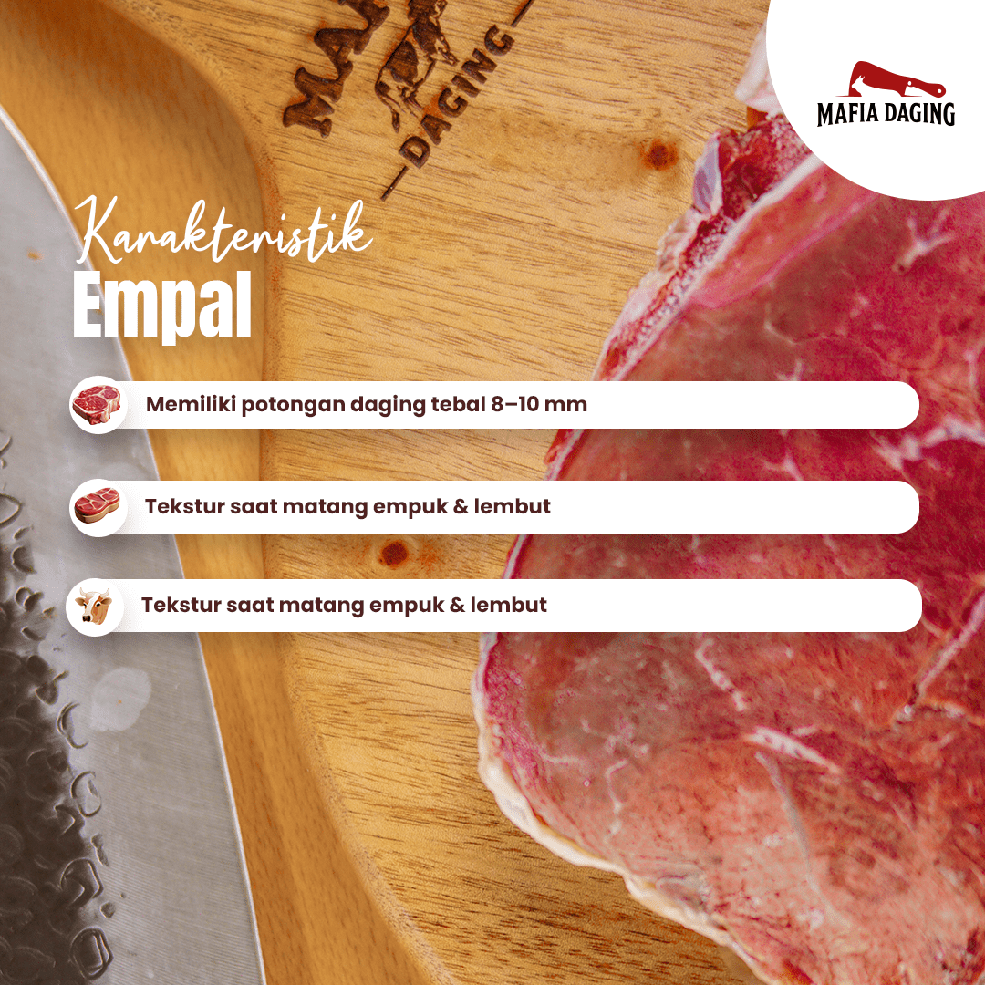 [Mafia Daging] Daging Sapi Empal Empuk / Daging Gepuk 1 kg