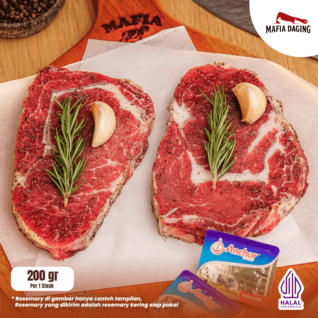Ready To Cook Ribeye Steak Set