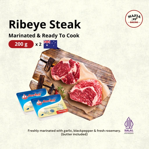 Image of [Mafia Daging] Ready To Cook Ribeye Steak Set