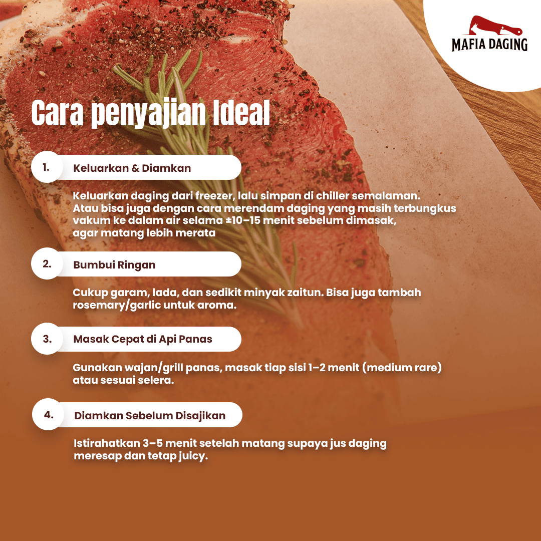 [Mafia Daging] Ready To Cook Sirloin Steak Set