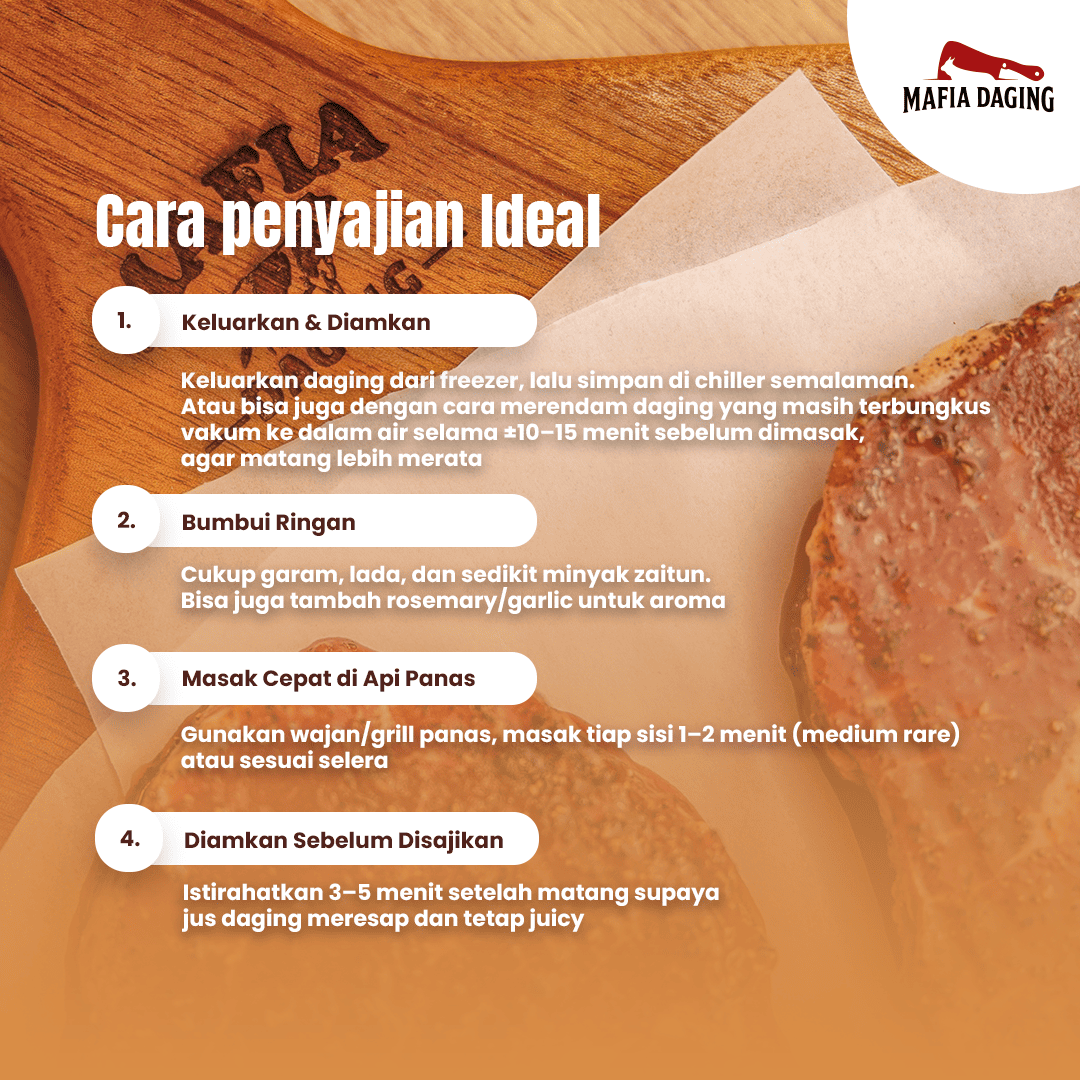 [Mafia Daging] Ready To Cook Tenderloin Steak Set