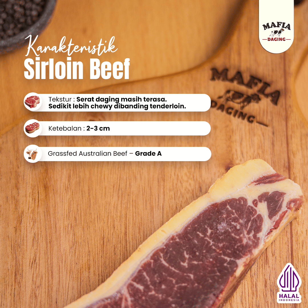 [Mafia Daging] Sirloin Steak 200g