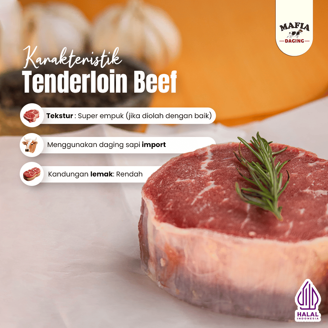 [Mafia Daging] Tenderloin Steak 200g