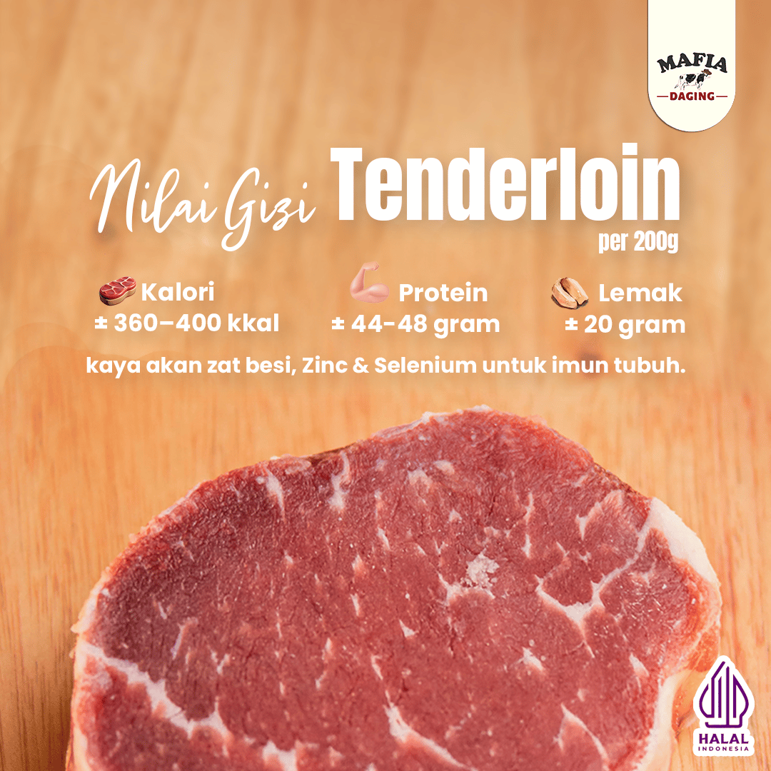 [Mafia Daging] Tenderloin Steak 200g