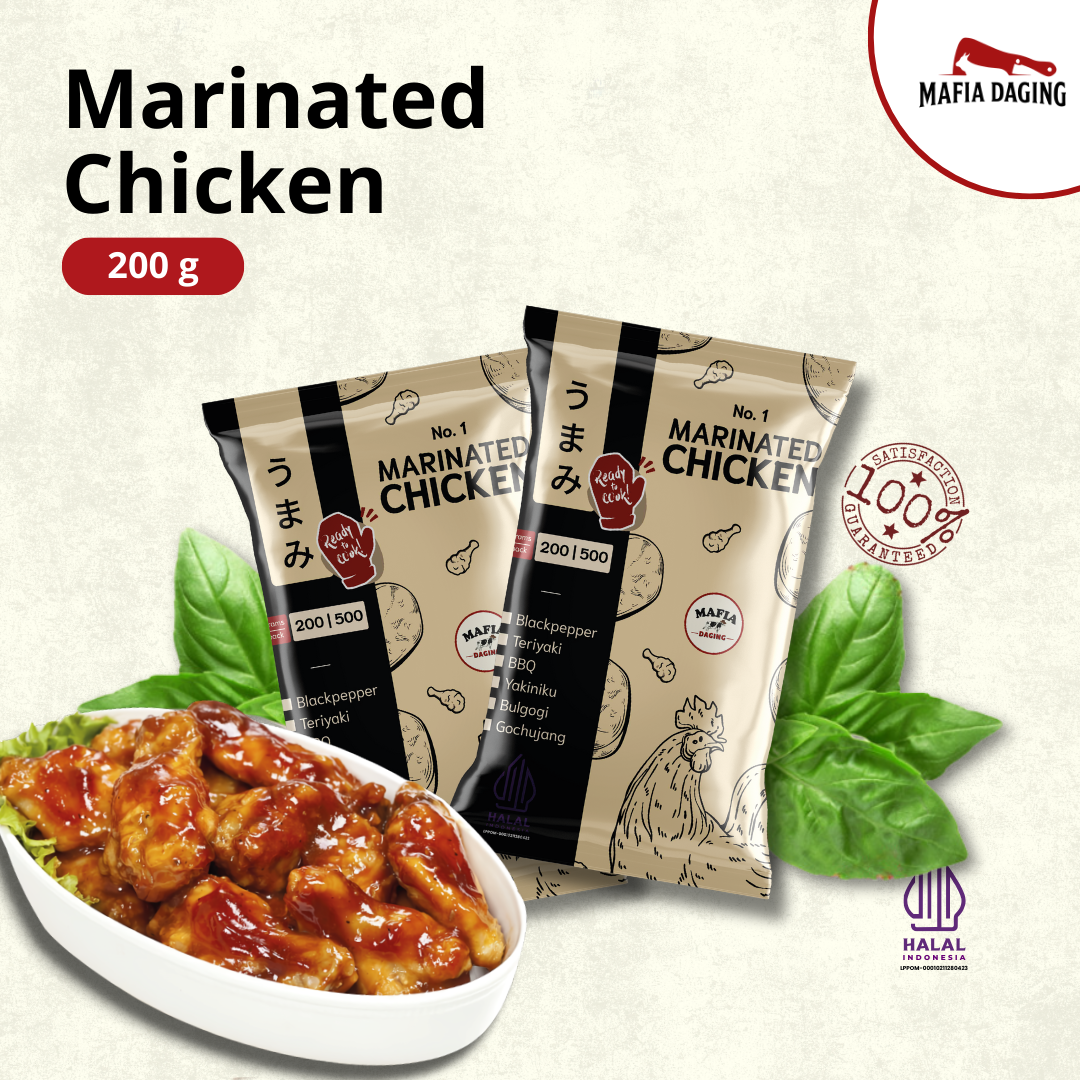 [Mafia Daging] Marinated Chicken- 200g