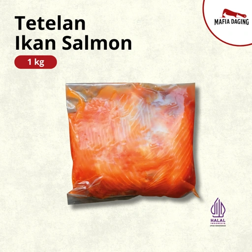 Image of [Mafia Daging] PROMO! Tetelan Ikan Salmon 1 kg Tetelan Salmon Frozen Norway