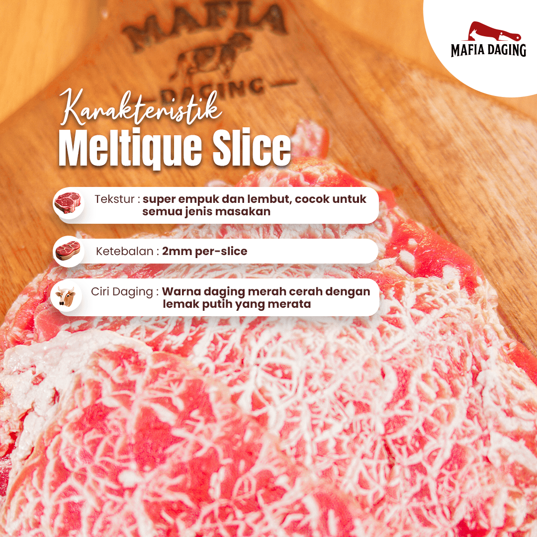 [Mafia Daging] PROMO! BEEF SLICE WAGYU MELTIQUE 1 kg