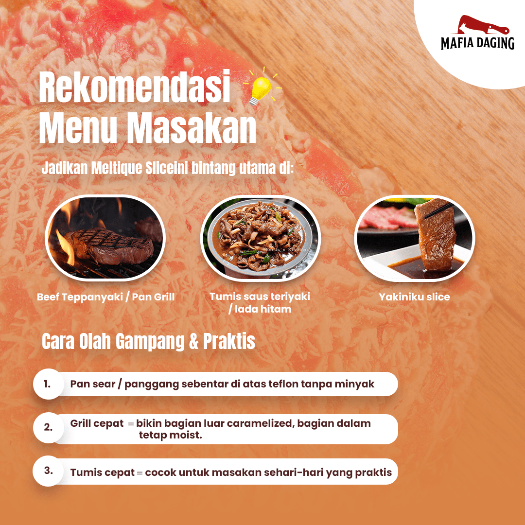 [Mafia Daging] PROMO! BEEF SLICE WAGYU MELTIQUE 1 kg