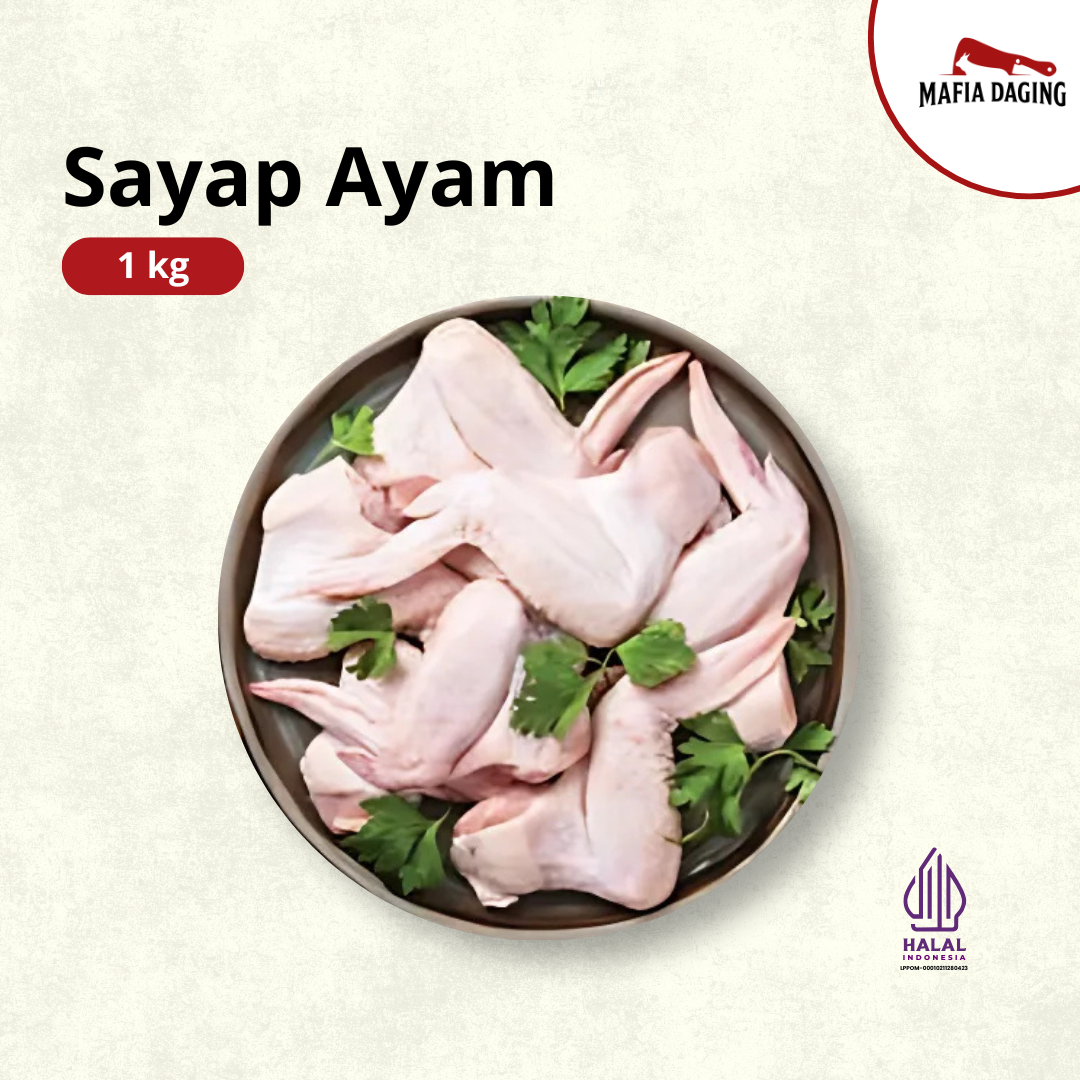 [Mafia Daging] Sayap Ayam / Chicken Wings / Potongan Ayam Bagian Sayap 1 kg