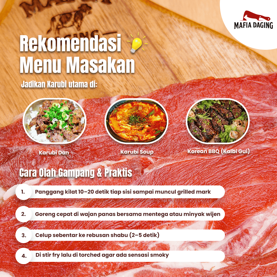 [Mafia Daging] Karubi Shortplate USA Beef / Korean BBQ 1 kg